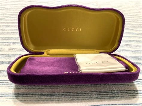 gucci purple sunglasses case|gucci sunglasses case men.